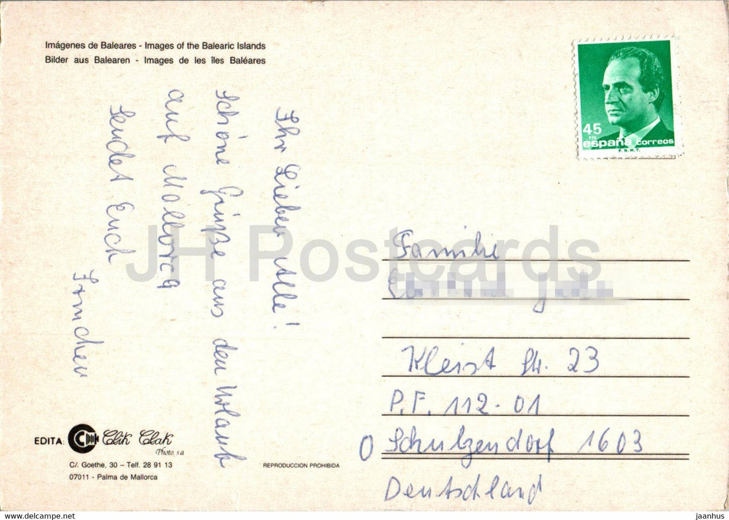 Ca'n Picafort - Mallorca - Imagenes de Baleares - Spain - used