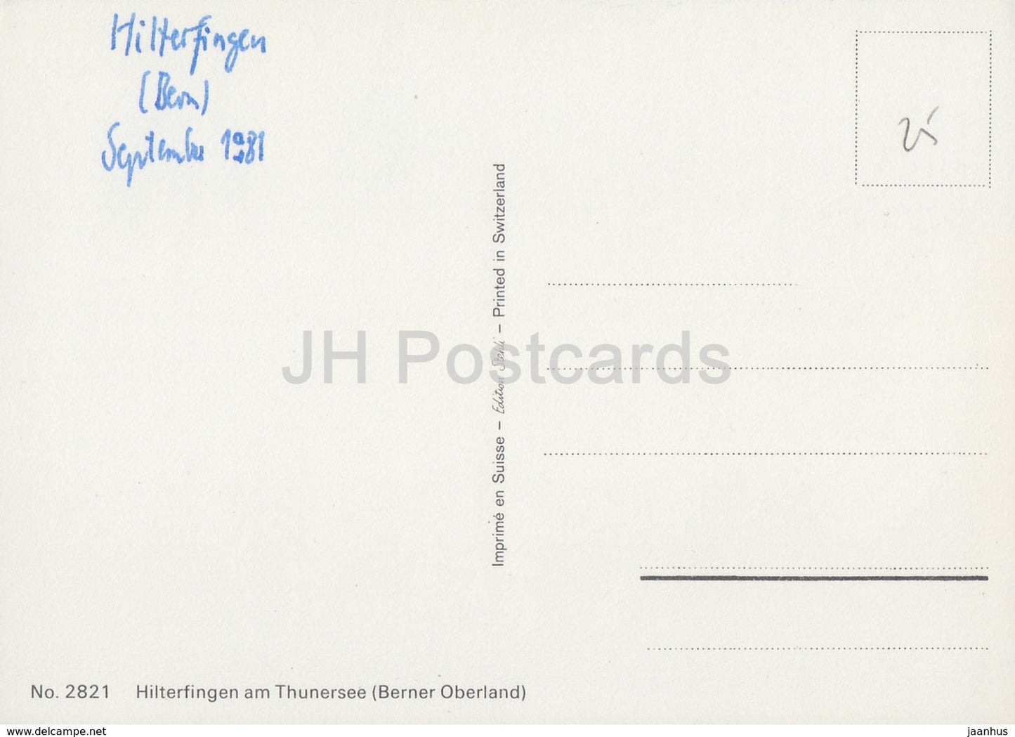 Hilterfingen am Thunersee - voilier - 2821 - 1981 - Suisse - d'occasion