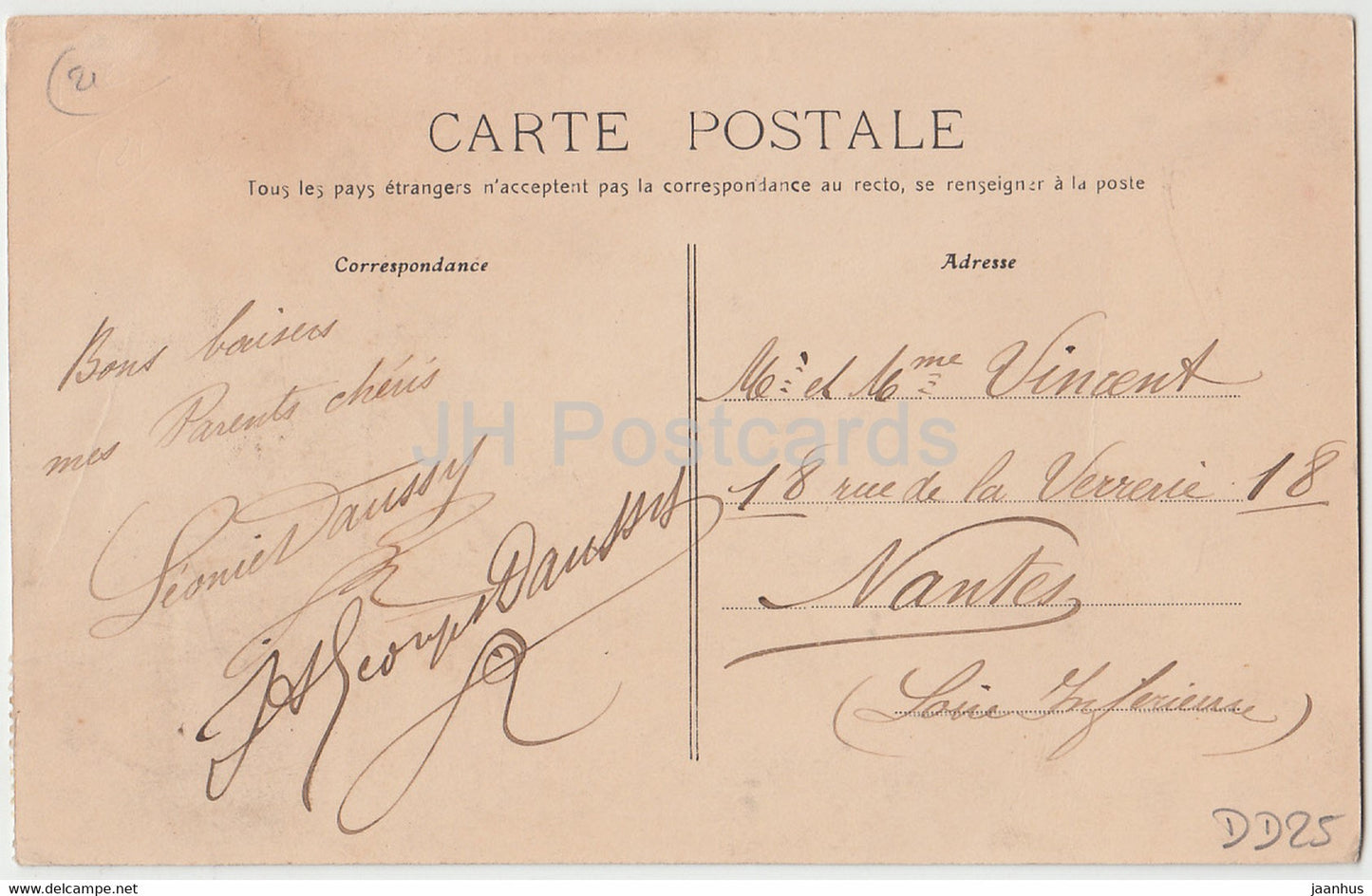 Ladoix - La Lauve et la Côte - alte Postkarte - Frankreich - gebraucht