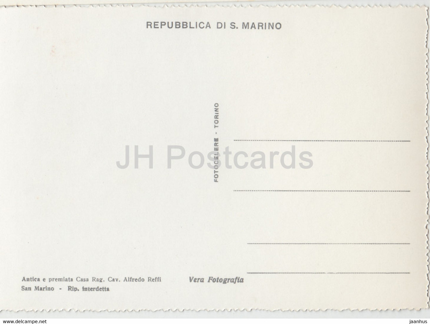 Piazza della Liberta e Via XXV Marro - San Marino - unbenutzt