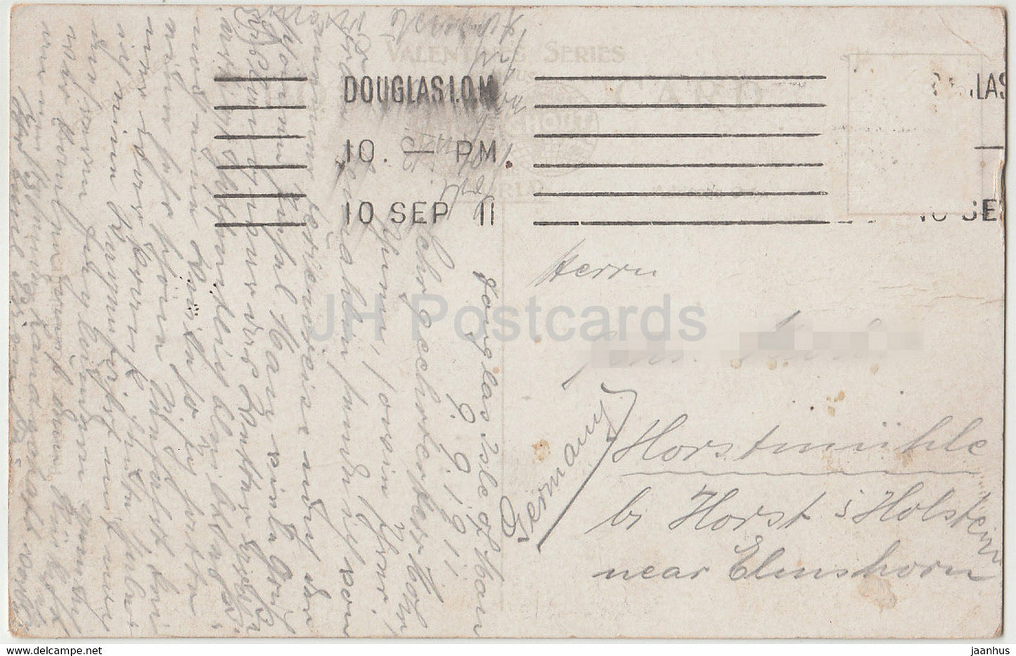 Derby Haven near Castletown - old postcard - 1911 - United Kingdom - Isle of Man - used