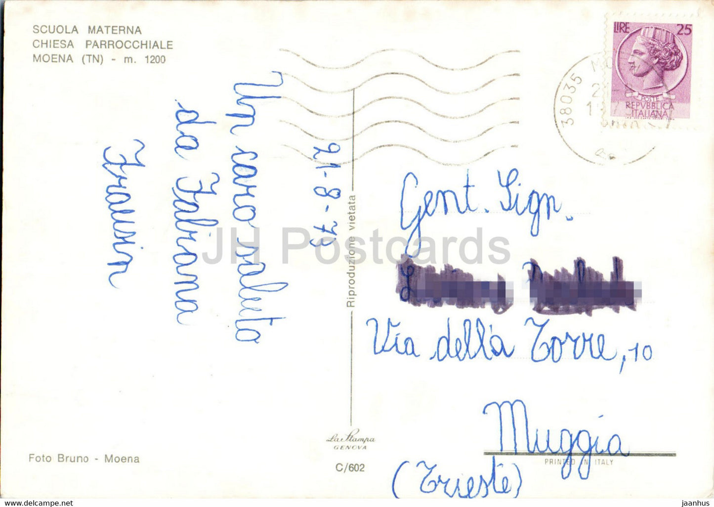 Scuola Materna - Chiesa Parrochiale - Moena - church - school - 1973 - Italy - used