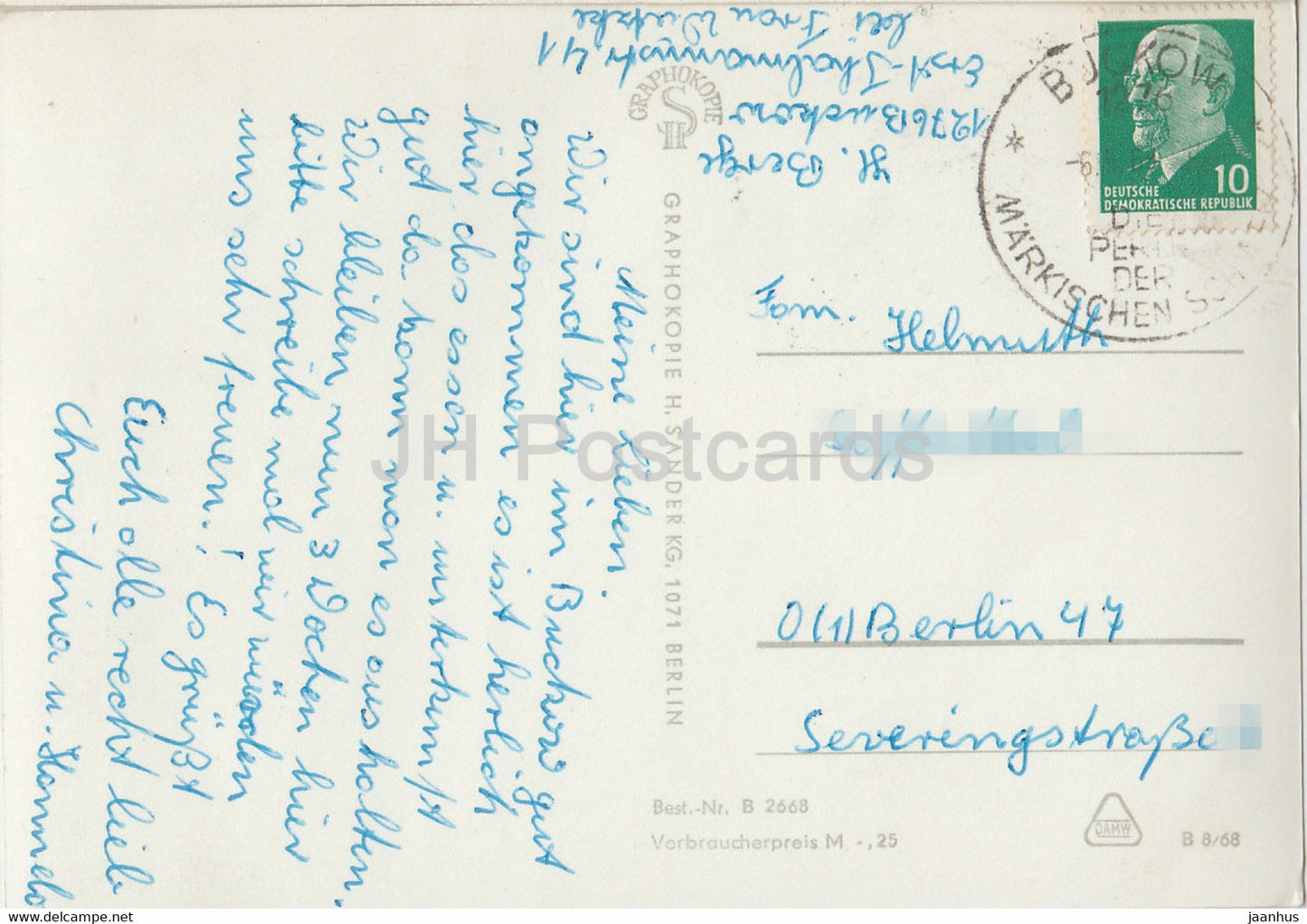 FDGB Ferienheime Buckow - Markische Schweiz - Haus Tirol - Schweizer Haus - années 1960 - Allemagne DDR - utilisé