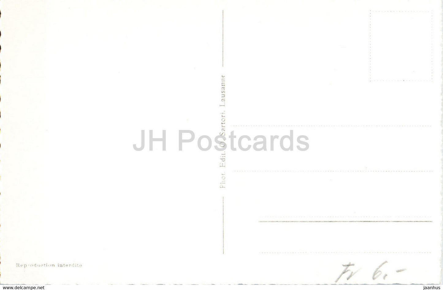 Aigle vue generale - 4034 - old postcard - Switzerland - unused