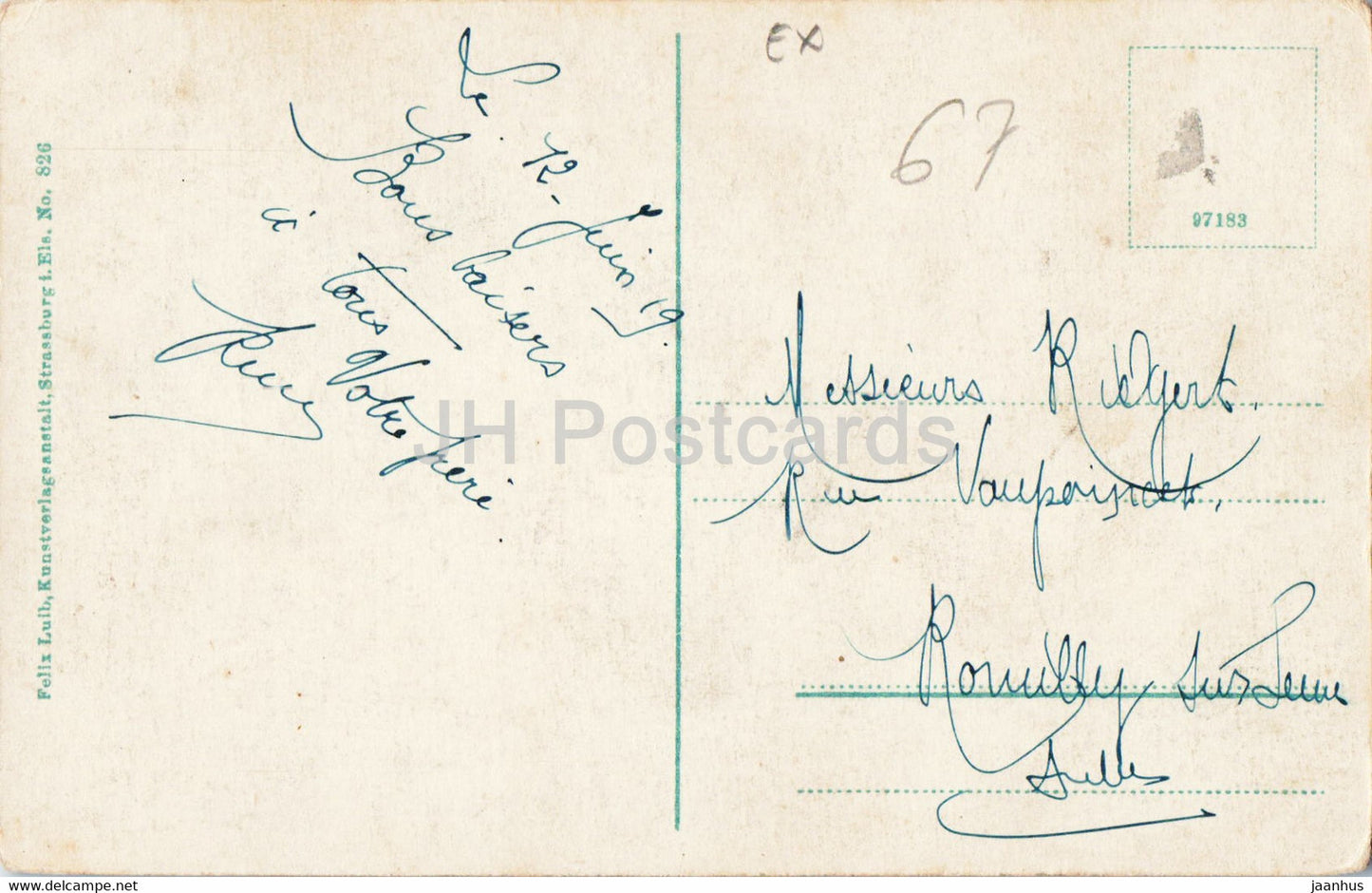 Strasbourg - Strasbourg - Orangerie - 826 - carte postale ancienne - France - occasion