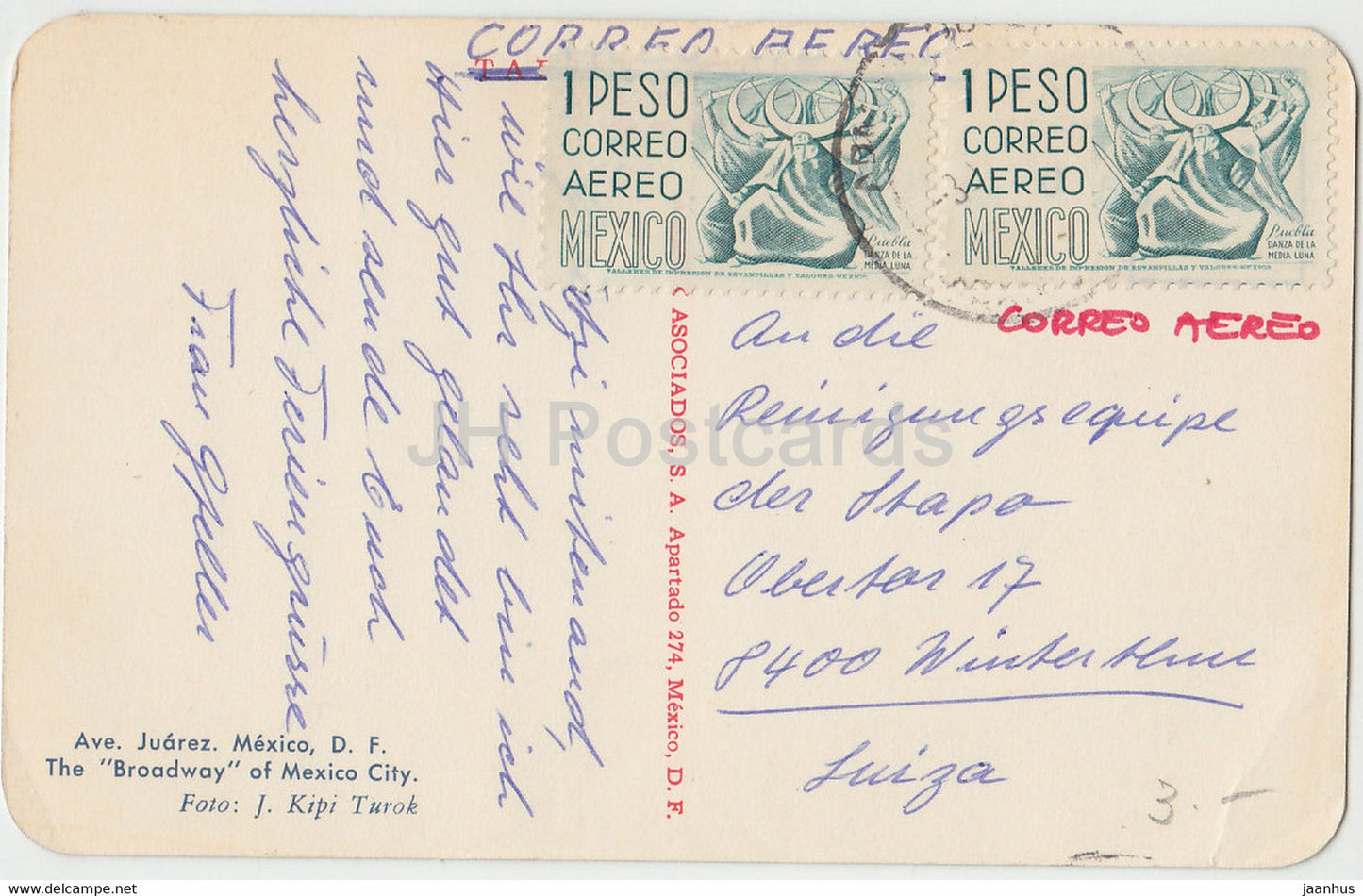 Ave Juares Mexico – Der Broadway von Mexiko-Stadt – Auto – Mexiko – gebraucht