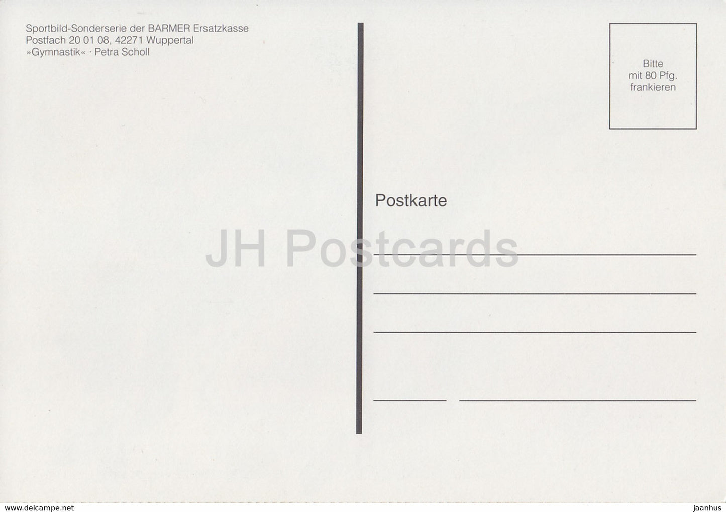 peinture de Petra Scholl - Gymnastik - gymnastique - sport - art autrichien - Allemagne - inutilisé