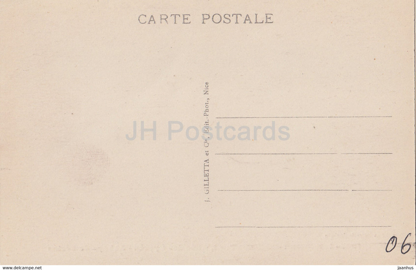 Cannes - Ile Saint Honorat - L'Allee des Cypres - Abbaye de Lerins - 103 - alte Postkarte - Frankreich - unbenutzt