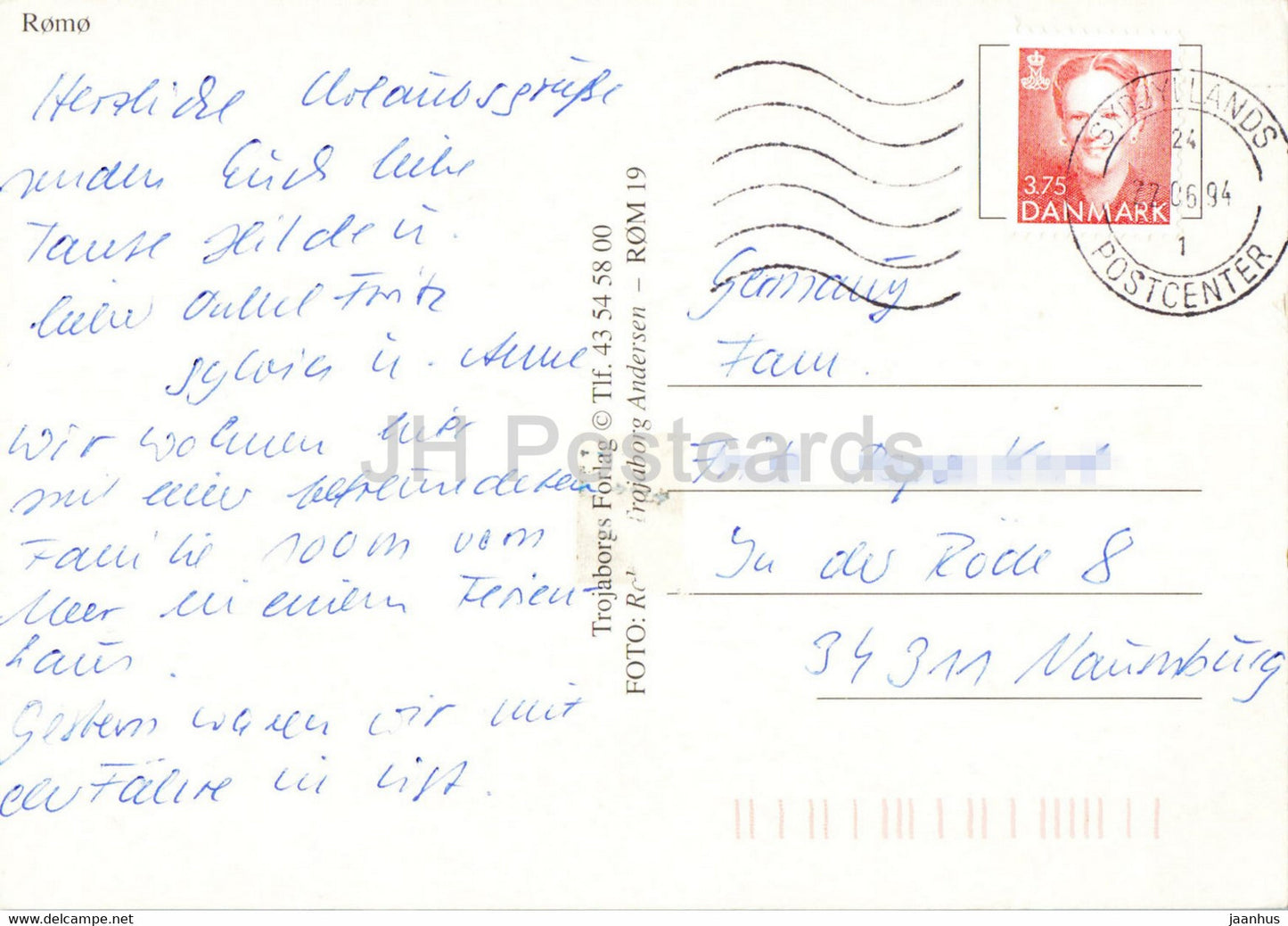 Romo - church - boat - sheep - 1994 - Denmark - used