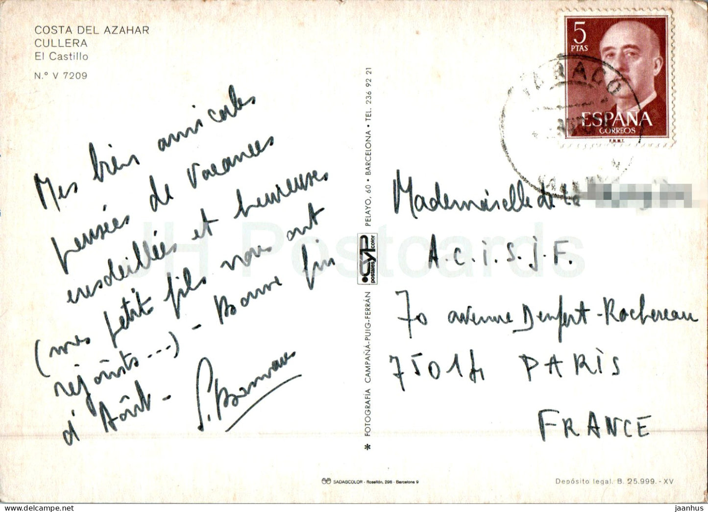 Costa del Azahar - Cullera - El Castillo - castle - 7209 - Spain - used