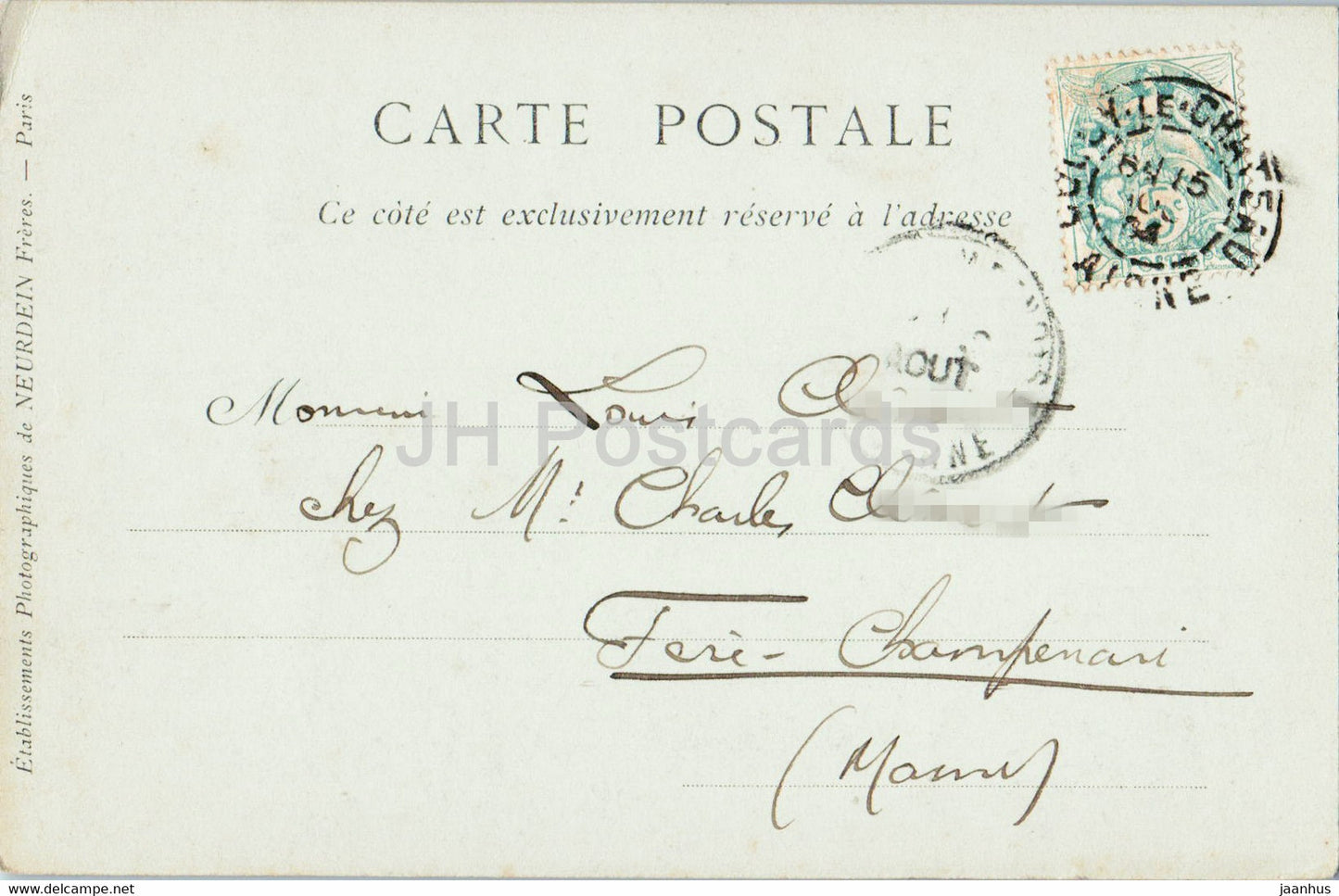 Coucy Le Chateau - La Porte de Laon - 14 - old postcard - 1904 - France - used