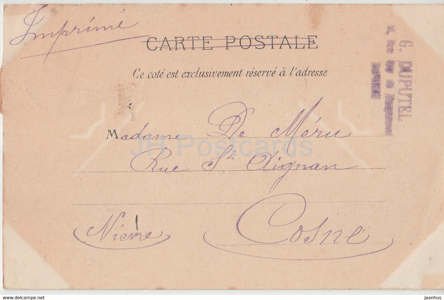 Rouen - Pont Transbordeur - G. Duputel - 21 - carte postale ancienne - 1903 - France - occasion