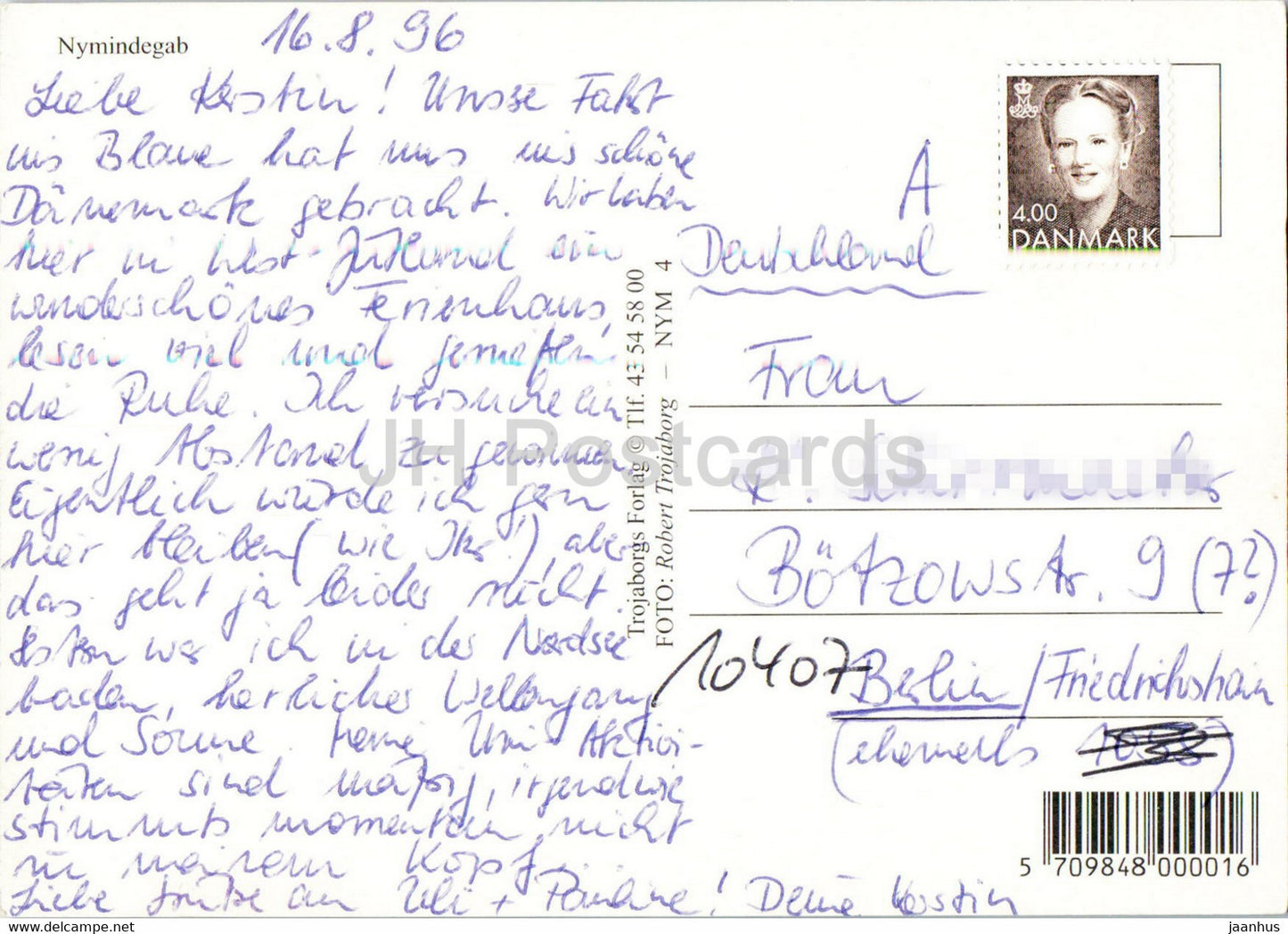 Nymindegab – 1996 – Dänemark – gebraucht