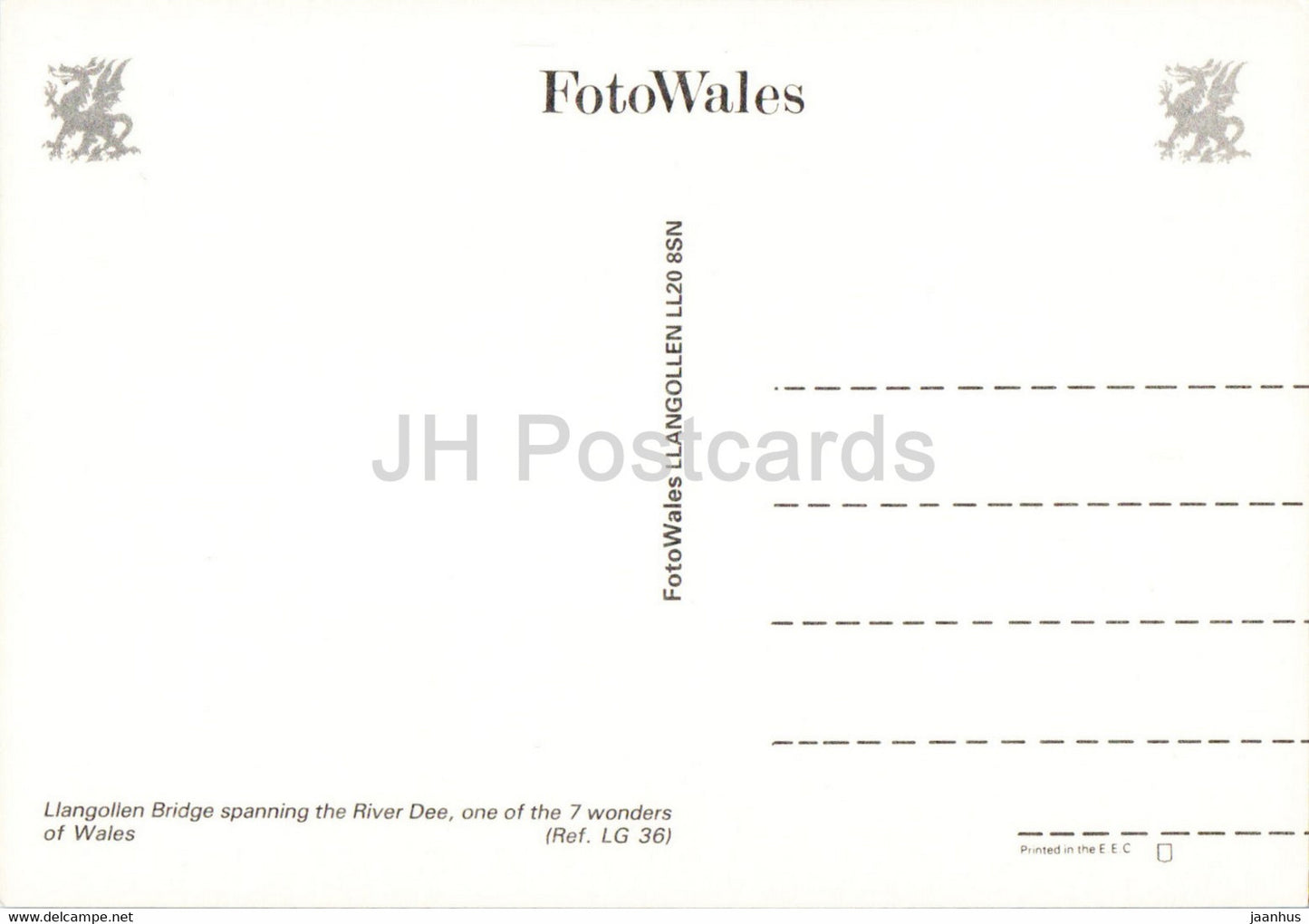 Pont de Llangollen enjambant la rivière Dee - Pays de Galles - Royaume-Uni - inutilisé