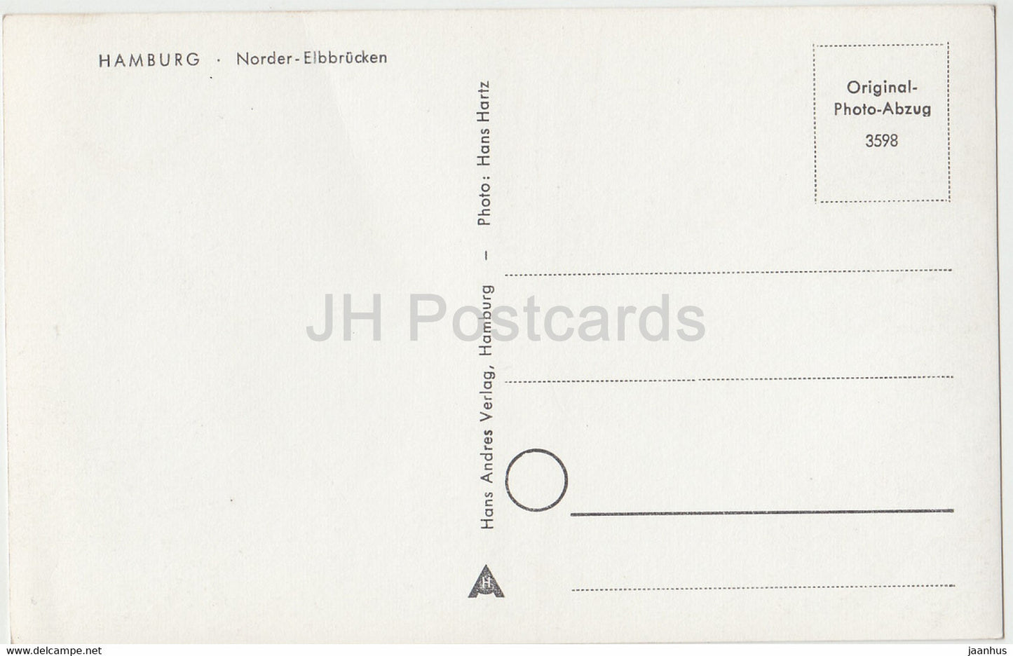Hamburg - Norder Elbbrucken - bridge - Germany - unused