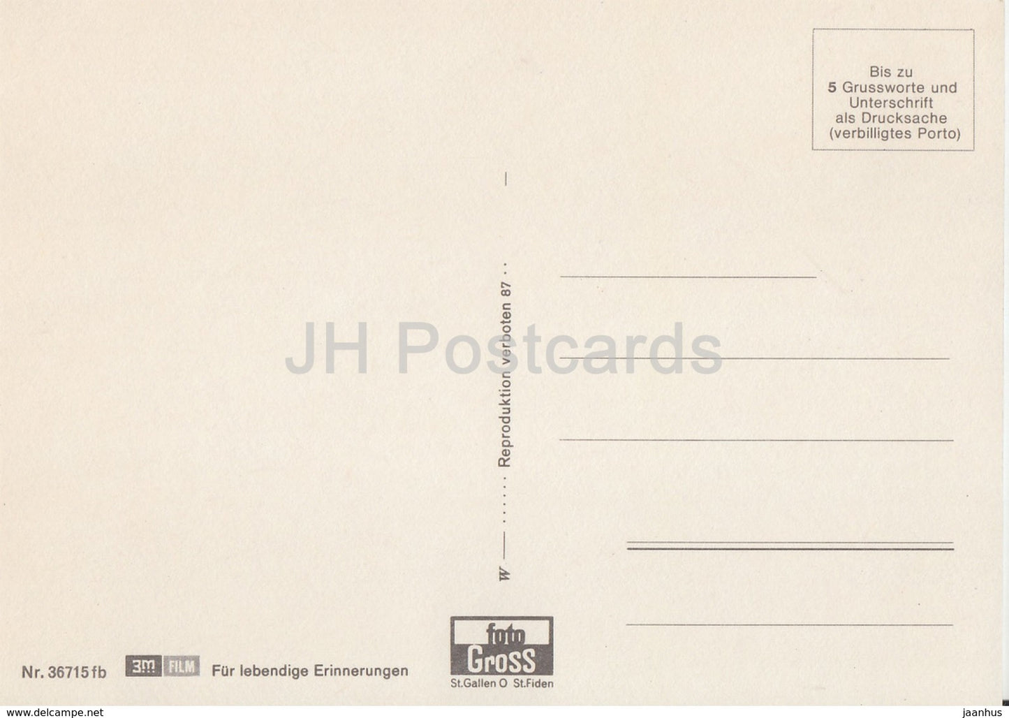 Gruss aus dem Domleschg -Sils mit Thusis - Almens - Furstenau - Scharans - Cazis - Paspels - Switzerland - unused