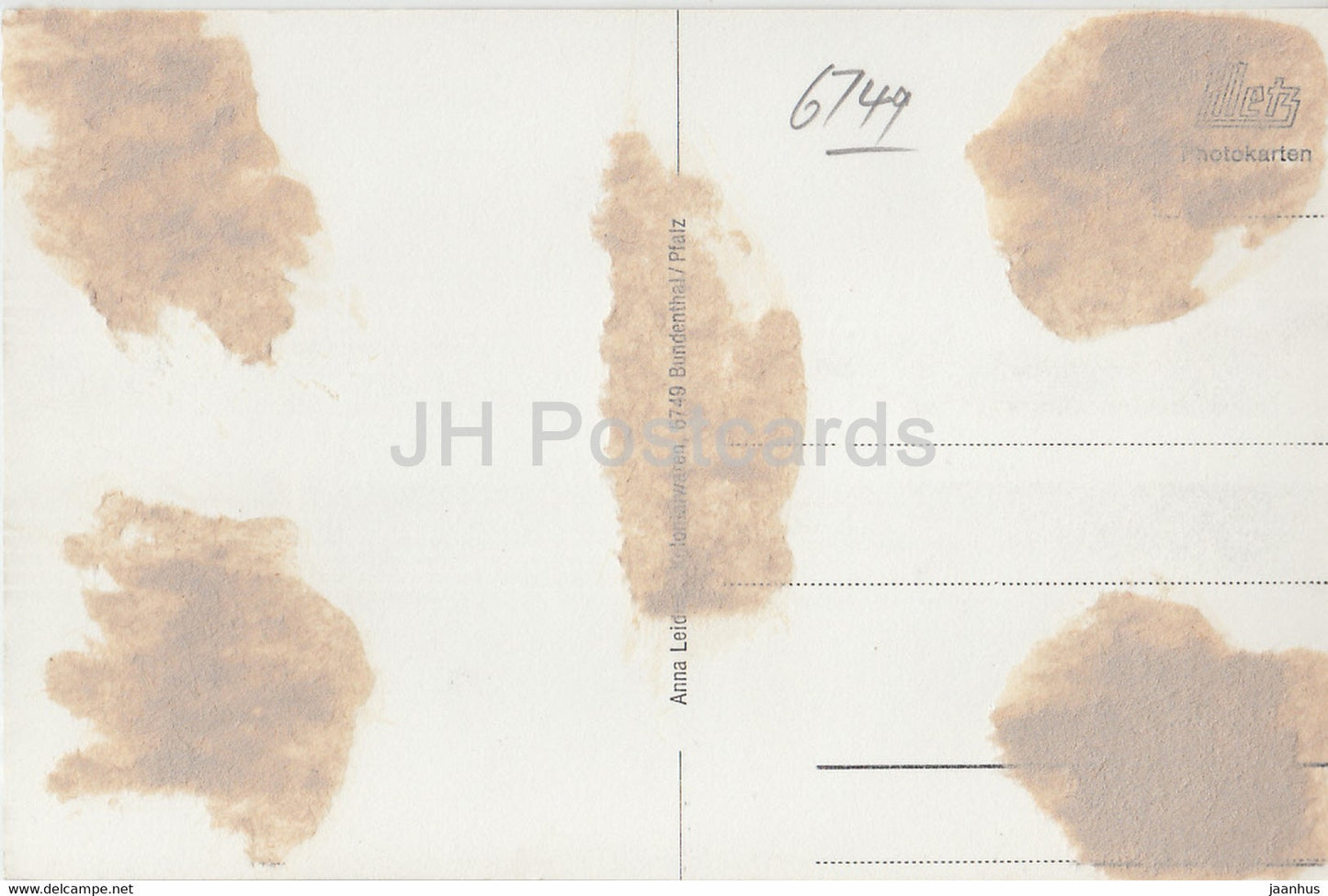 Gruss aus Bundenthal Pfalz - Germany - unused