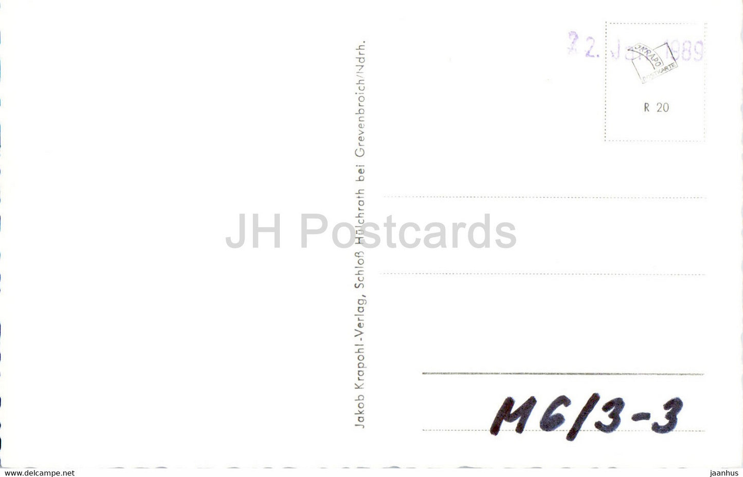 Monschau - Burg bei Festbeleuchtung - castle - old postcard - Germany - unused