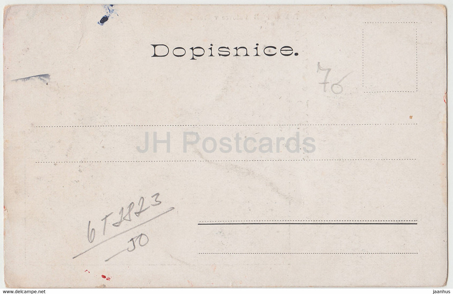 Pozdrav z Dobrovice - alte Postkarte - Tschechien - gebraucht