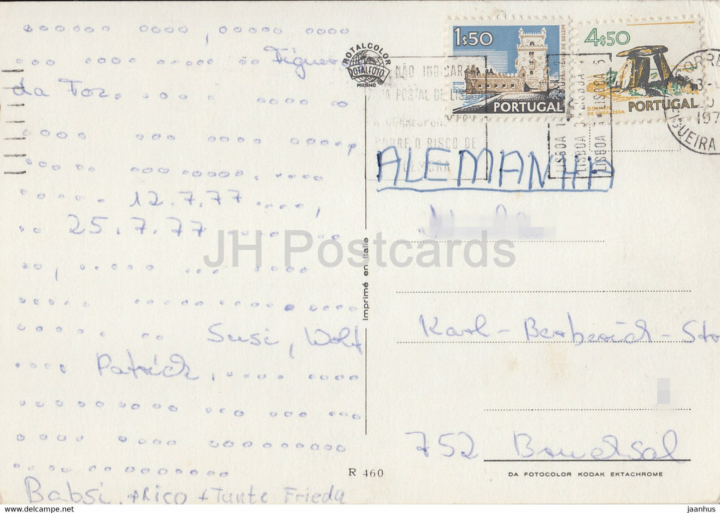 coast - palm trees - 1970s - Portugal - used