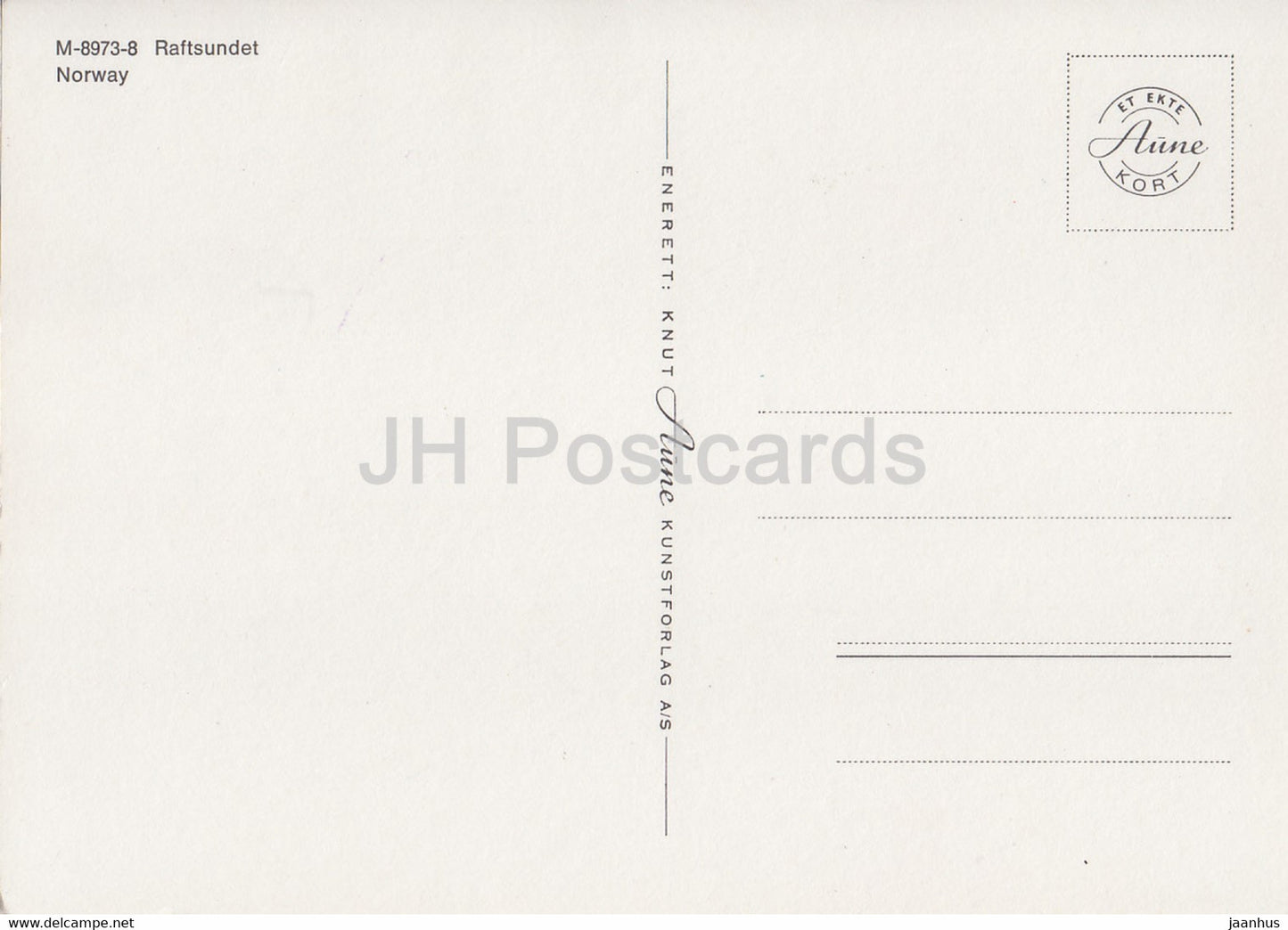Hilsen fra Raftsundet – Norwegen – unbenutzt