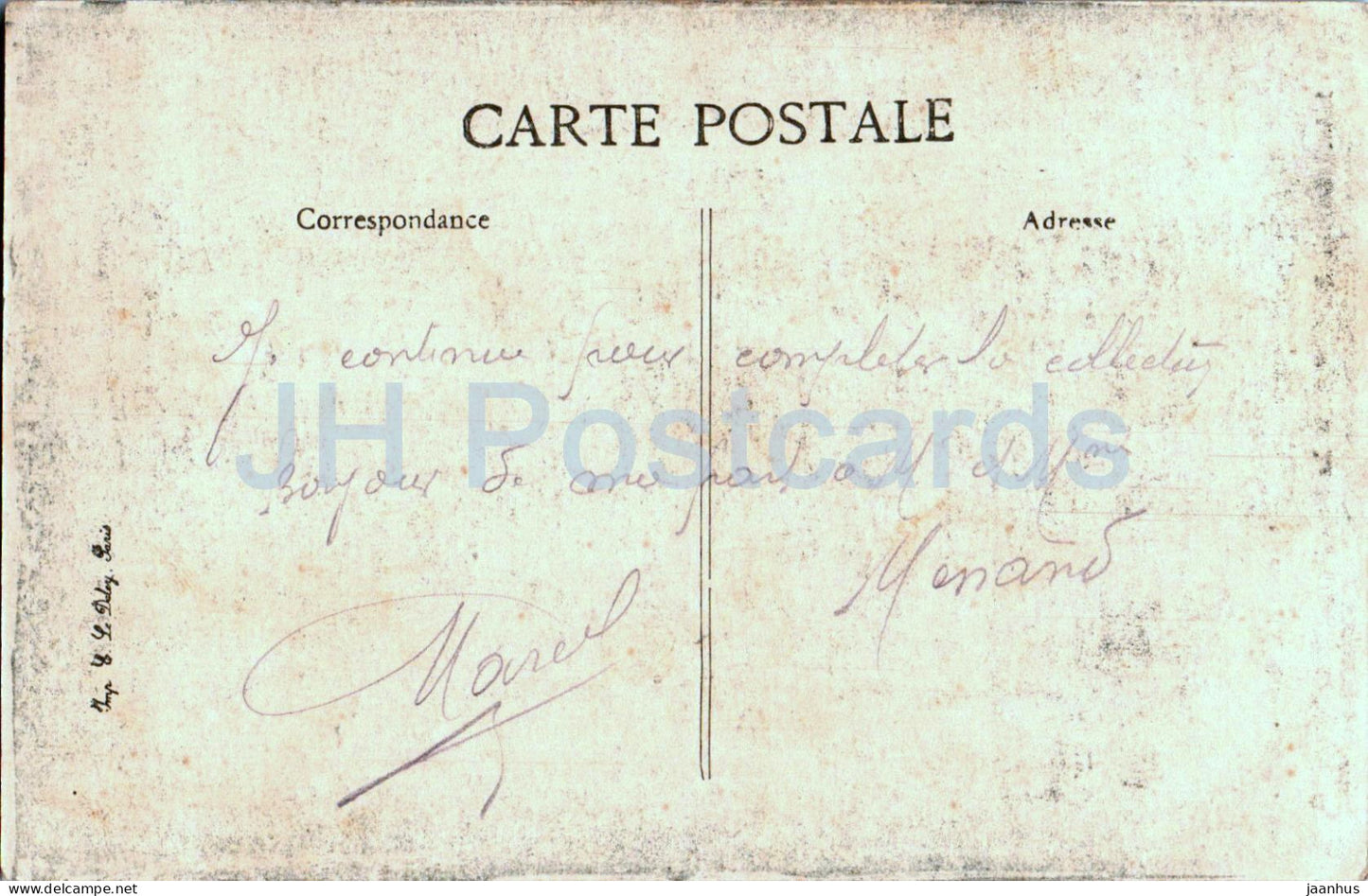 Saint Dizier - La Fontaine des Frouchies - fontaine - 3030 - carte postale ancienne - France - occasion