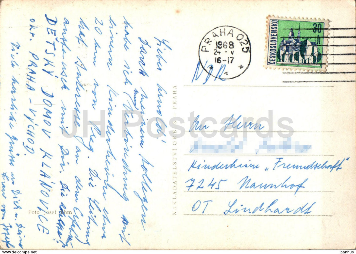 Praha - Prag - Jarni Pozdrav z Prahy - Frühlingsgrüße aus Prag - 1968 - Tschechische Republik - Tschechoslowakei - gebraucht