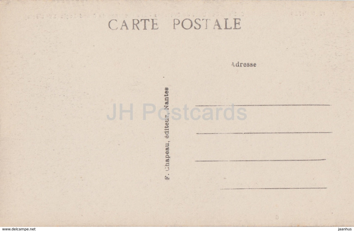 Nantes - Chateau des Ducs de Bretagne - Les Lucarnes du Grand Logis - castle - 12 - old postcard - France - unused