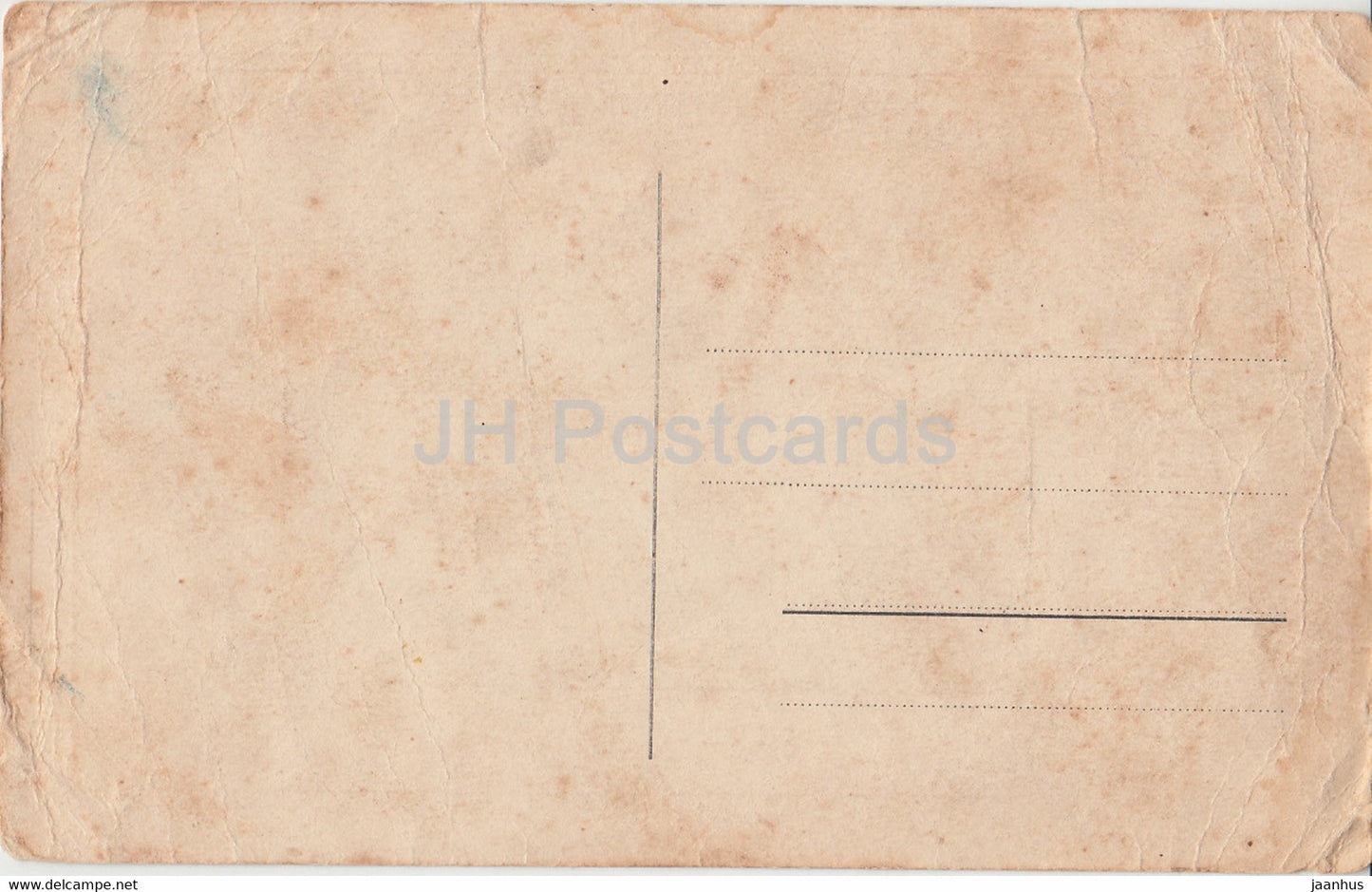 Champion du monde S. Hallap - haltérophilie - carte postale ancienne - Estonie - inutilisée