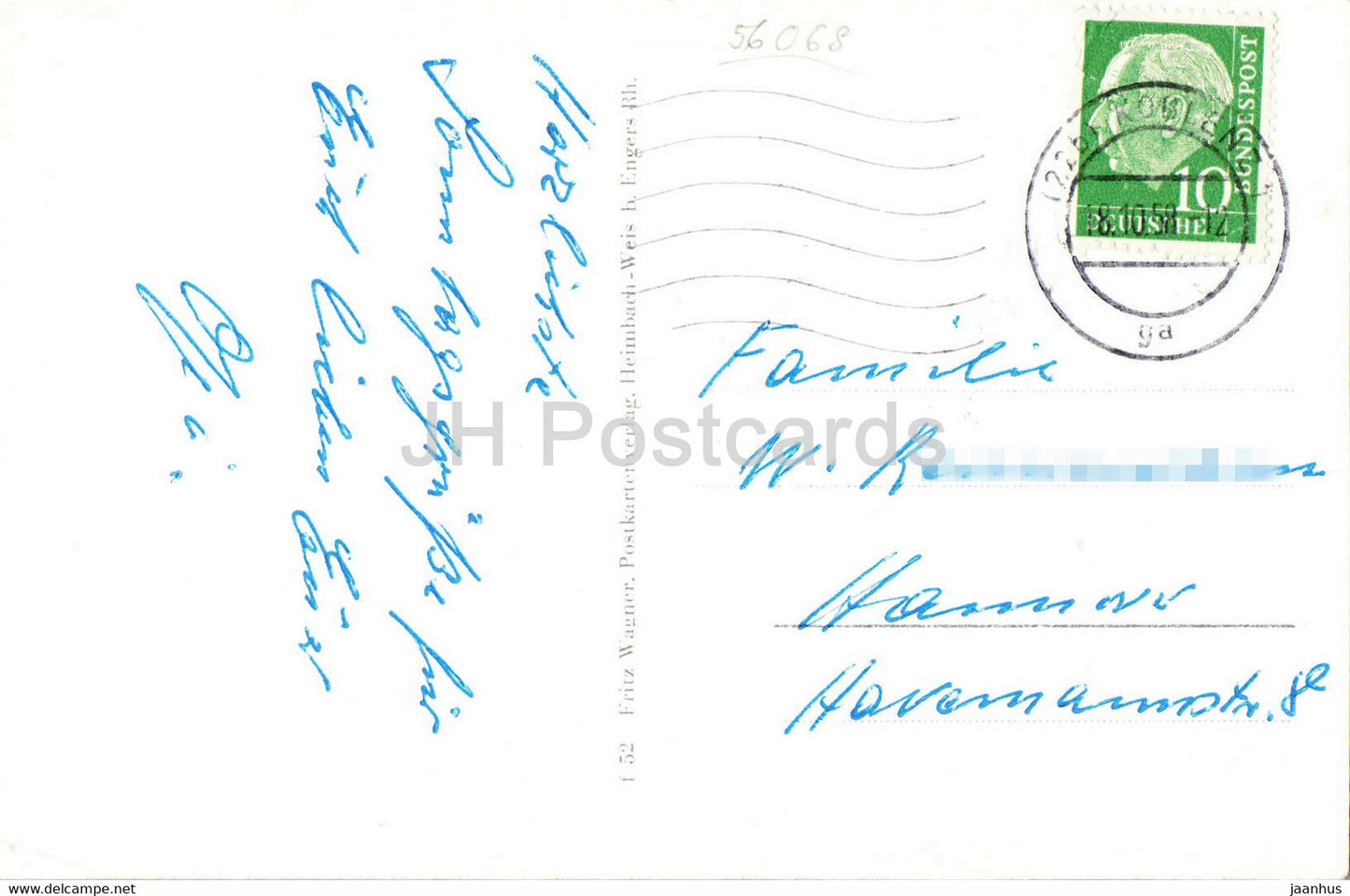 Koblenz a Rh - Der Ehrenbreitstein - old postcard - 1958 - Germany - used