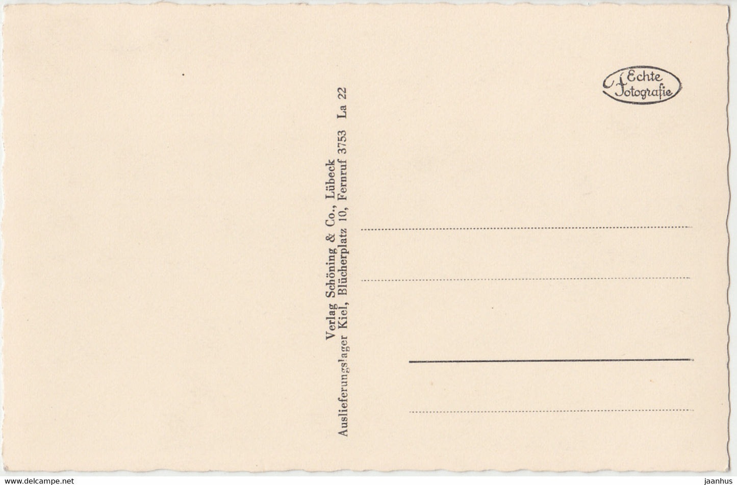 Laboe mit Ehrenmal - old postcard - Germany - unused