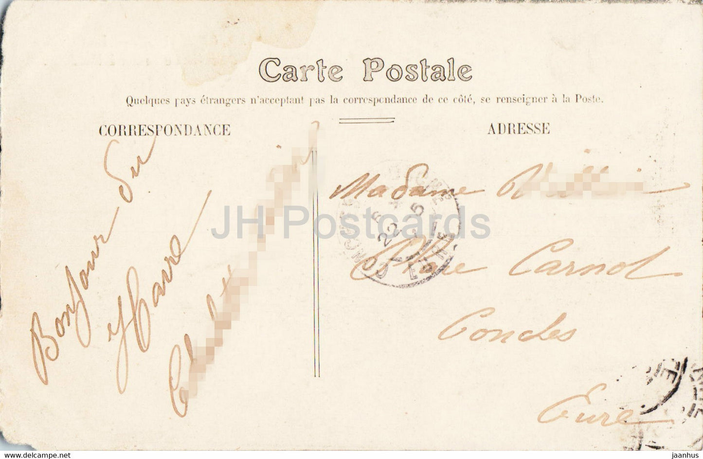 Le Havre - Le Calvaire de ND de Grace a Honfleur - 95 - alte Postkarte - Frankreich - gebraucht