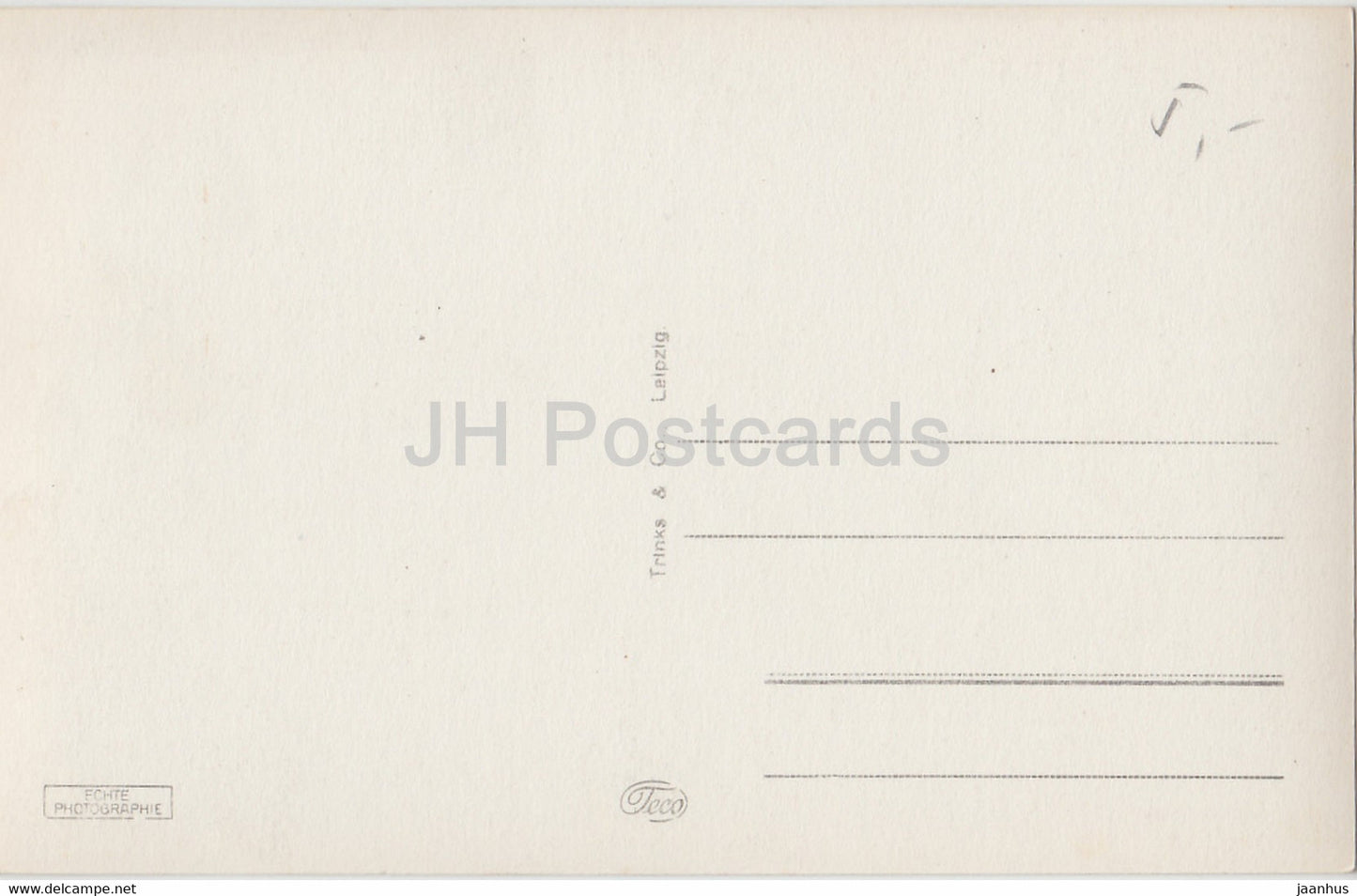 Reichsmessestadt Leipzig - Marktplatz und altes Rathaus - old postcard - Germany - unused
