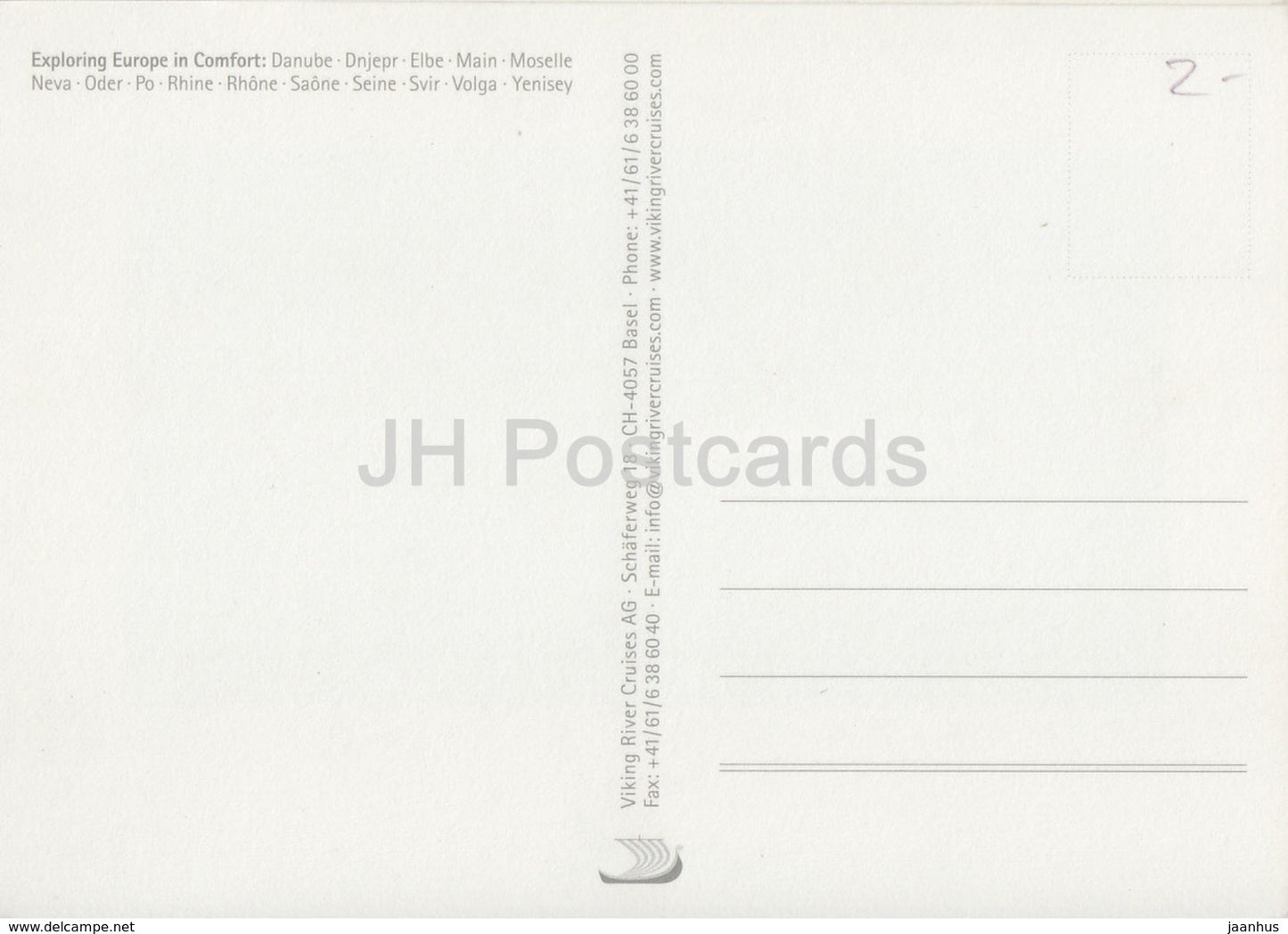 Viking Helvetia - passenger ship - MS - Switzerland - unused