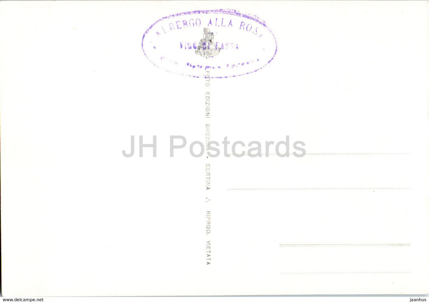 Rif Re Alberto 2670 - Torri del Vajolet 2794 - alte Postkarte - Italien - unbenutzt