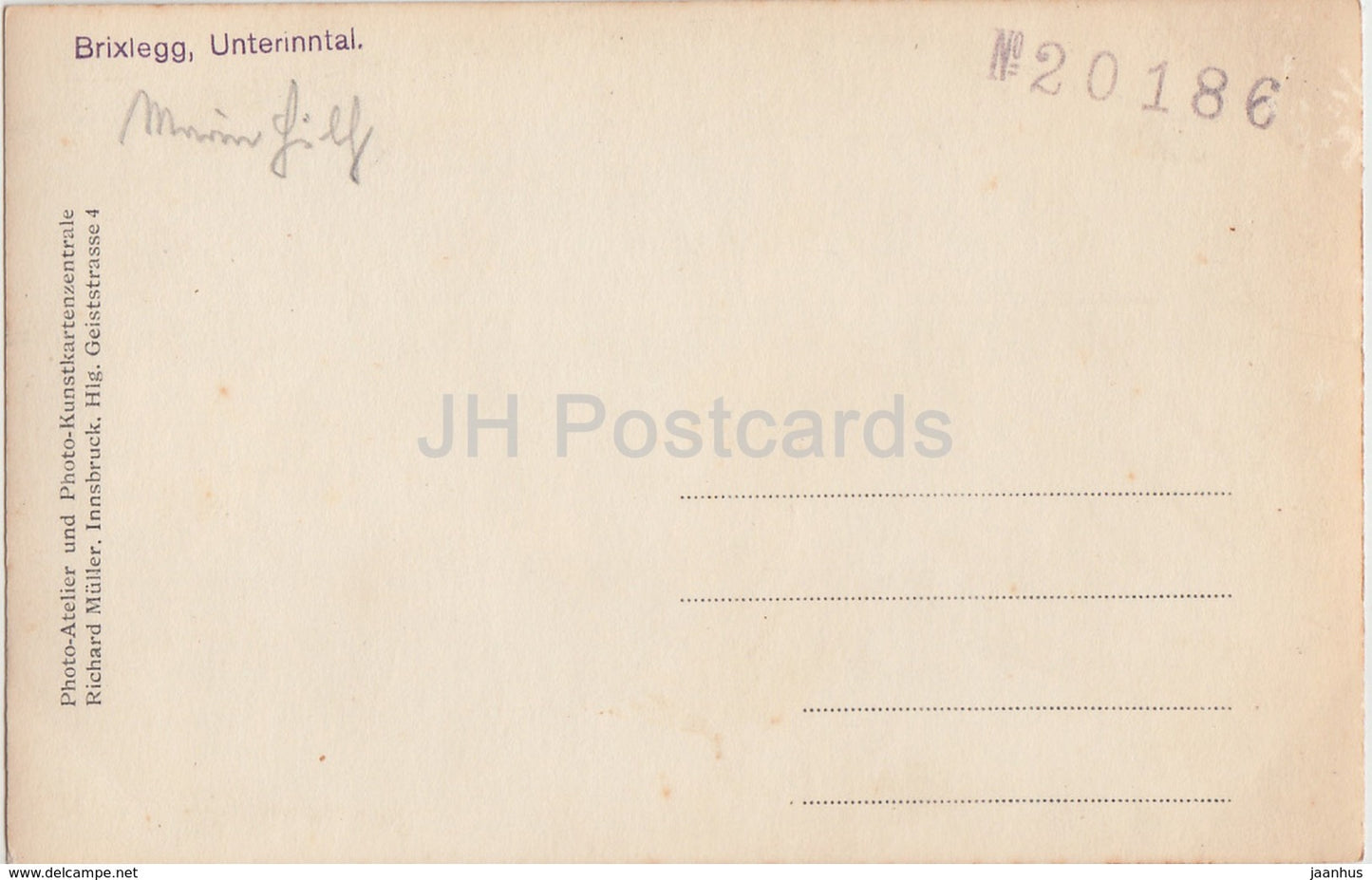 Brixlegg - Unterinntal - 20186 - old postcard - Austria - unused