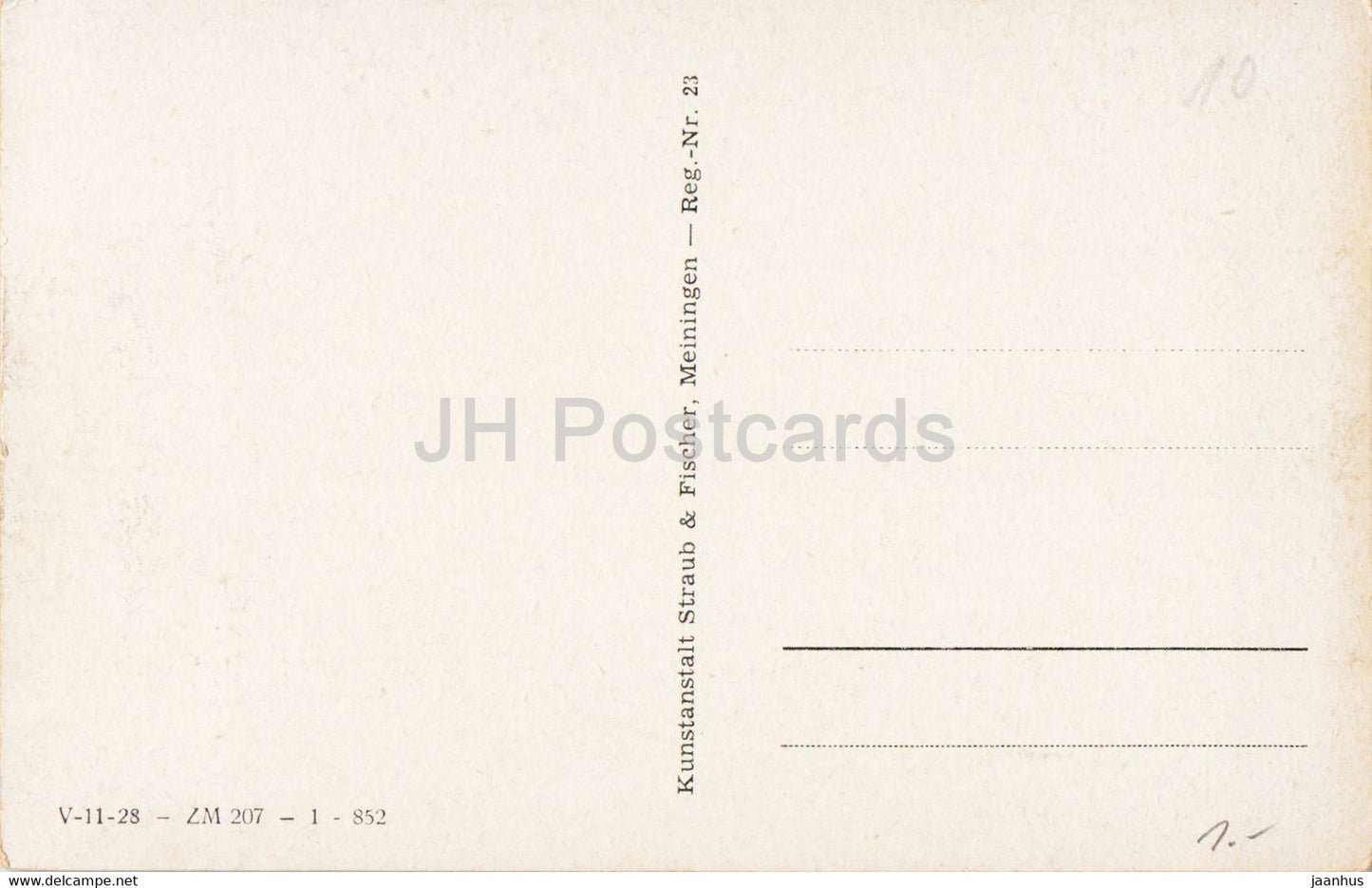 Gotha - Im Schlosshof - Schloss - alte Postkarte - Deutschland - unbenutzt