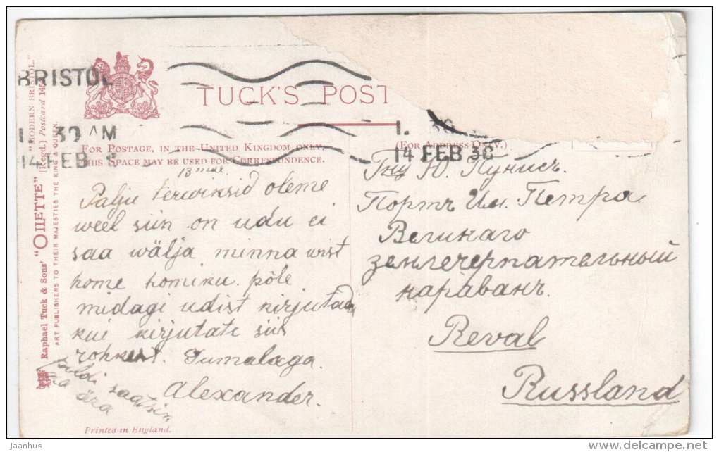 St. Mary Redcliffe Church , Bristol - England - United Kingdom - old postcard - used - JH Postcards