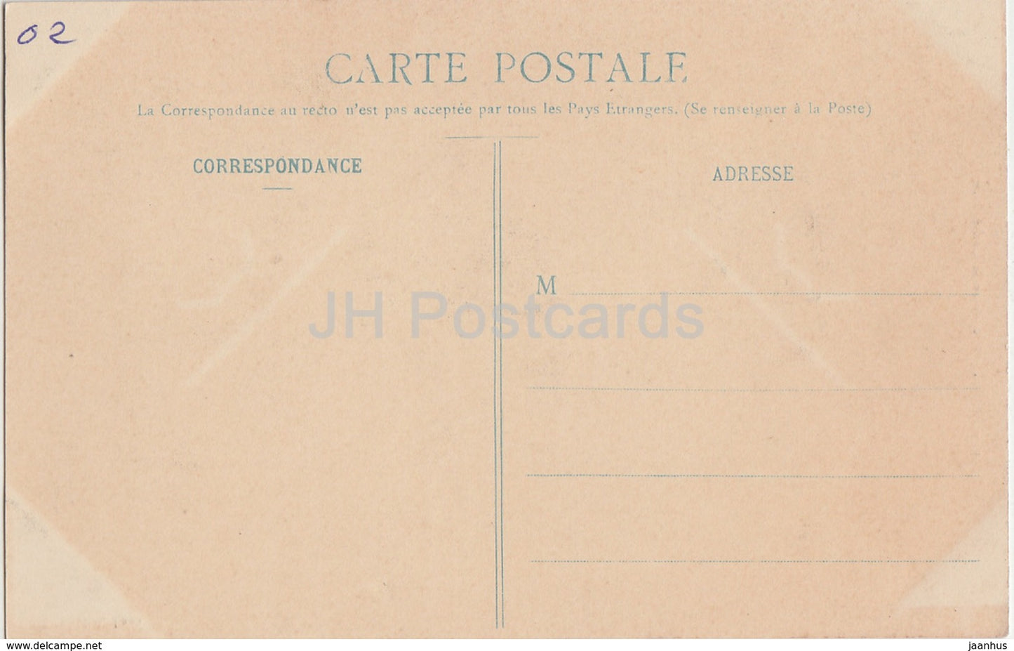 Laon - Façade de La Cathédrale - cathédrale - 4 - carte postale ancienne - France - inutilisée