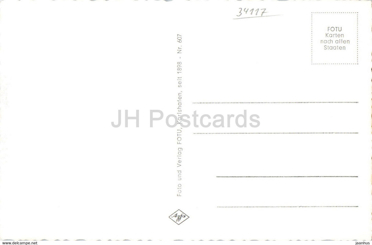 Kassel - Wilhelmshohe - old postcard - Germany - unused