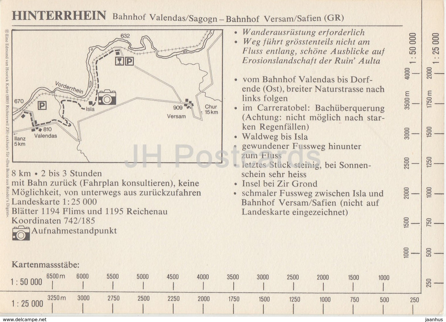 Hinterrhein - Switzerland - unused