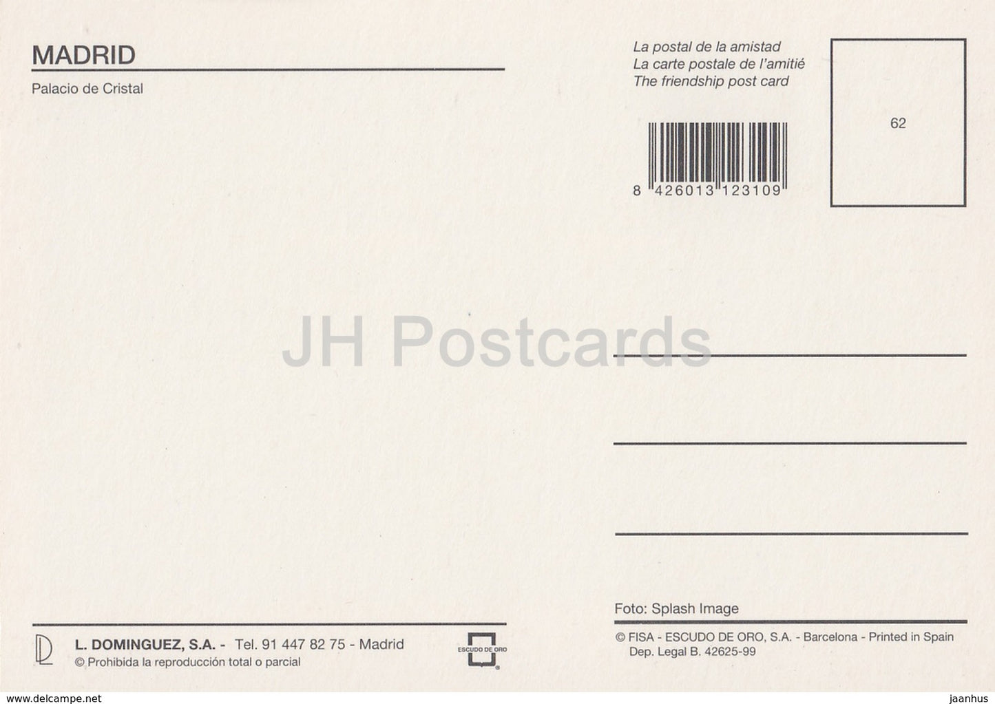 Madrid - Palacio de Cristal - 62 - palais - Espagne - inutilisé
