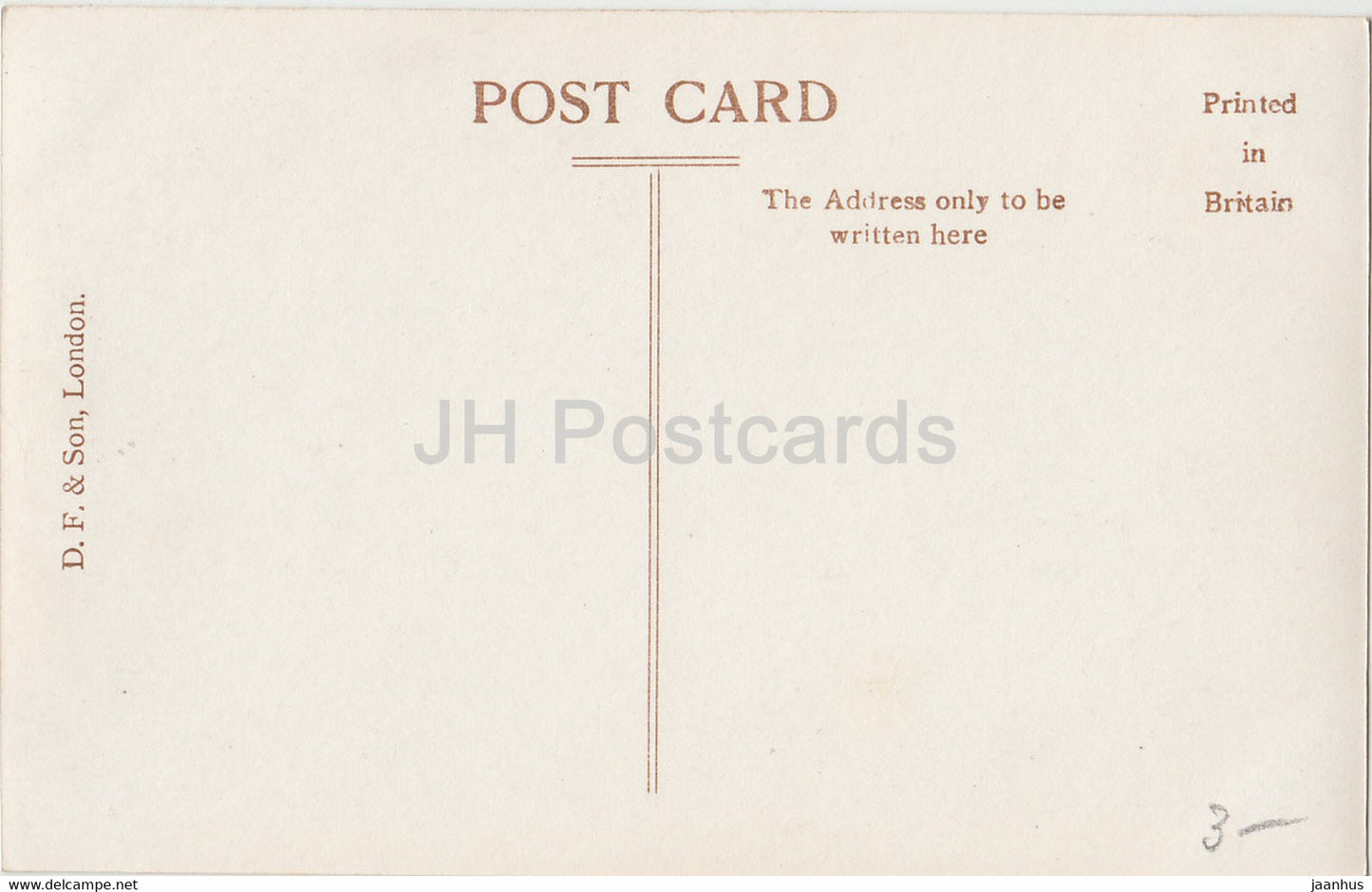 London - Trafalgar Square - 10488 - old postcard - England - United Kingdom - unused