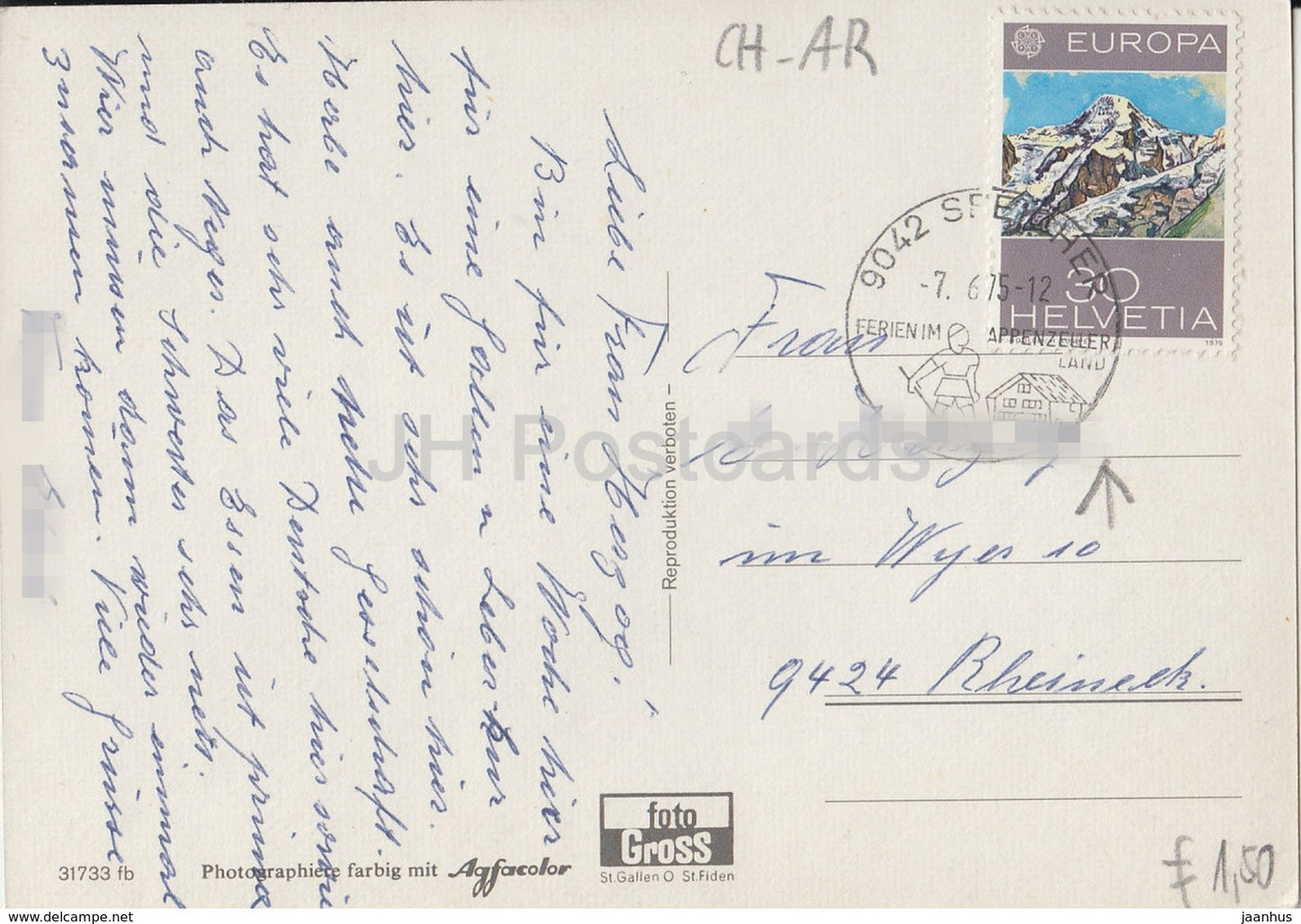 Speicher AR - multiview - 1975 - Switzerland - used