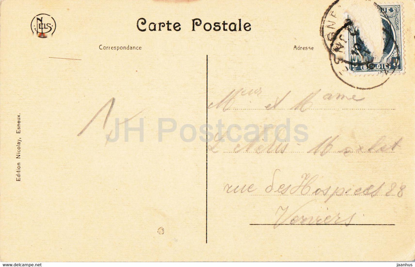 Esneux - Vue prise des Trois Couronnes - old postcard - Belgium - used