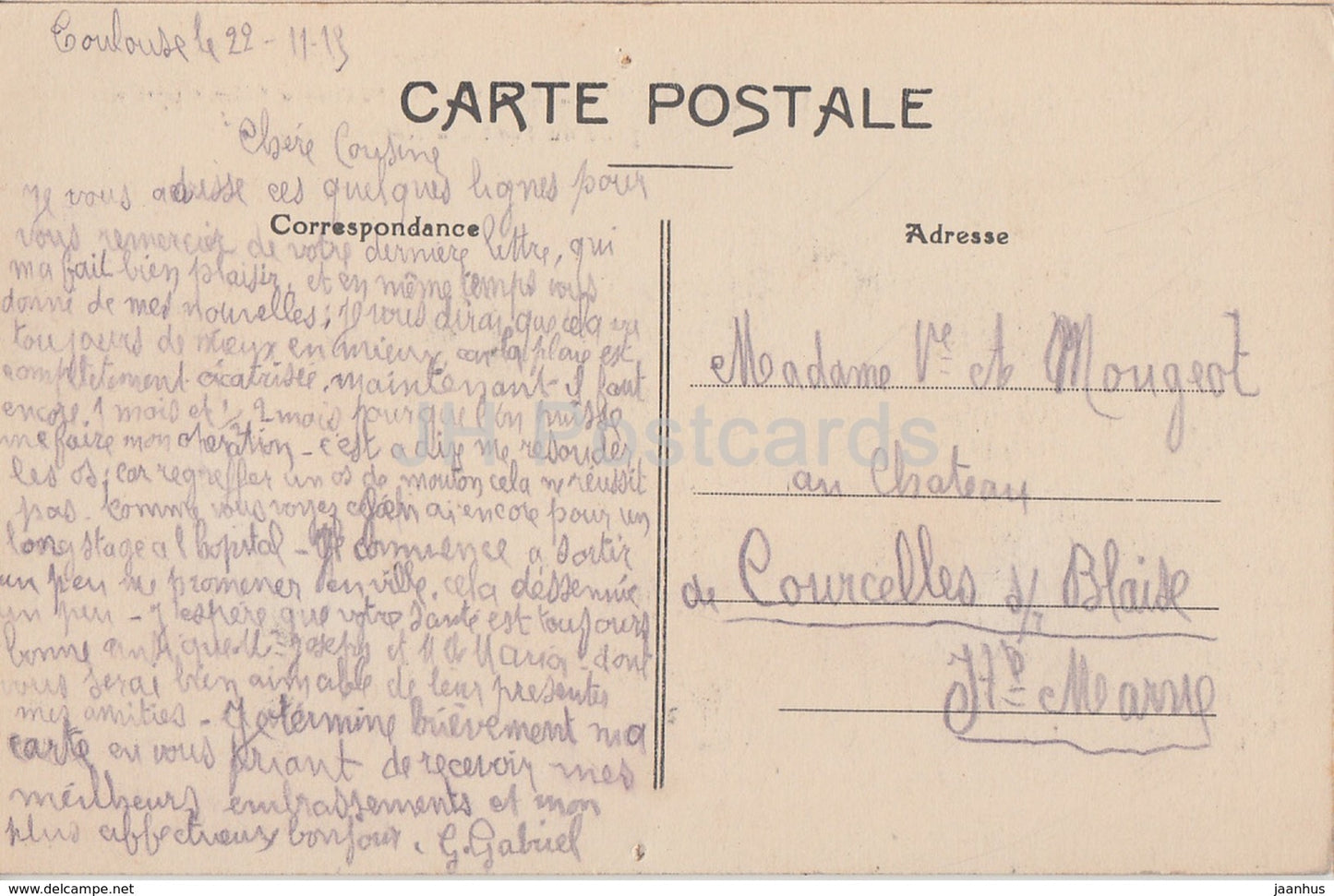 Toulouse - Une Vue du Faubourg Saint Cyprien prise du Pont des Amidonniers - bridge - 143 - old postcard - France - used