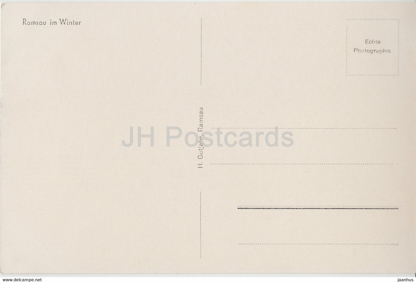 Ramsau im Winter - Germany - unused