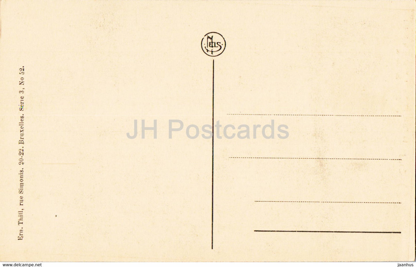 Gand - Gent - La Poste - L'Eglise St Nicolas - Le Beffroi et l'Eglise St Bavon - 52 - alte Postkarte - Belgien - unbenutzt