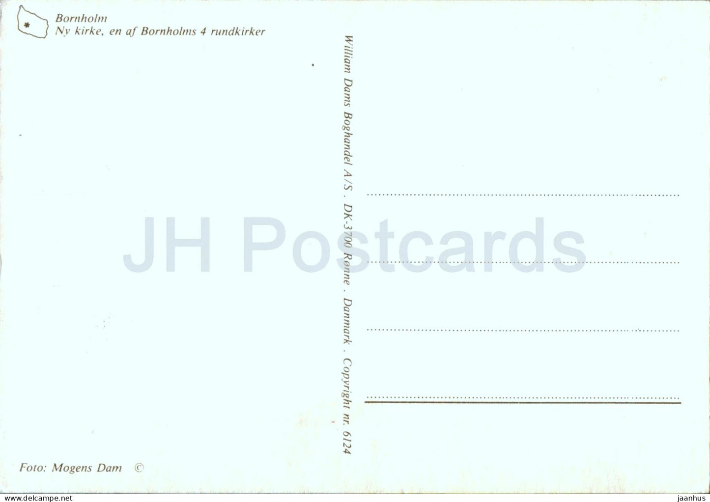 Bornholm - Ny Kirke - église - 6124 - Danemark - inutilisé