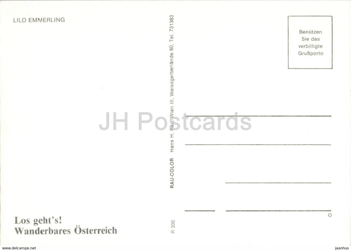 peinture de Lilo Emmerling - Los Geht's - Wanderbares Osterreich - Art allemand - Autriche - inutilisé
